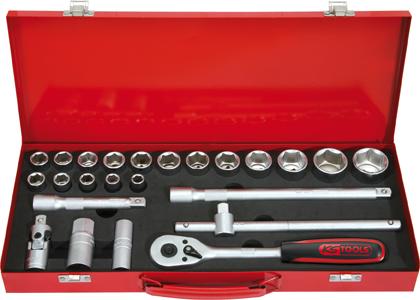 Steckschlüssel-Garnitur 1/2" 917.4024 24-teilig KS Tools