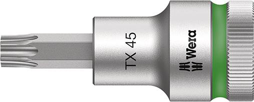 Schraubendrehereinsatz 1/2" T45x60mm mit Haltefunktion Wera