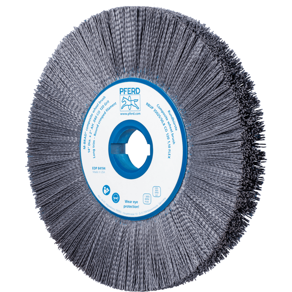 PFERD Bürsten mit Plastikkörper RBUP 35025/50,8 CO 120 1,10 FLEX