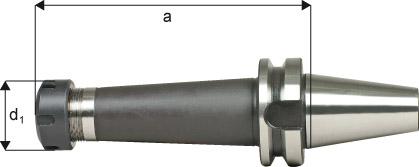 Spannzangenfutter JISB6339AD A100 BT50- ER40 FORTIS