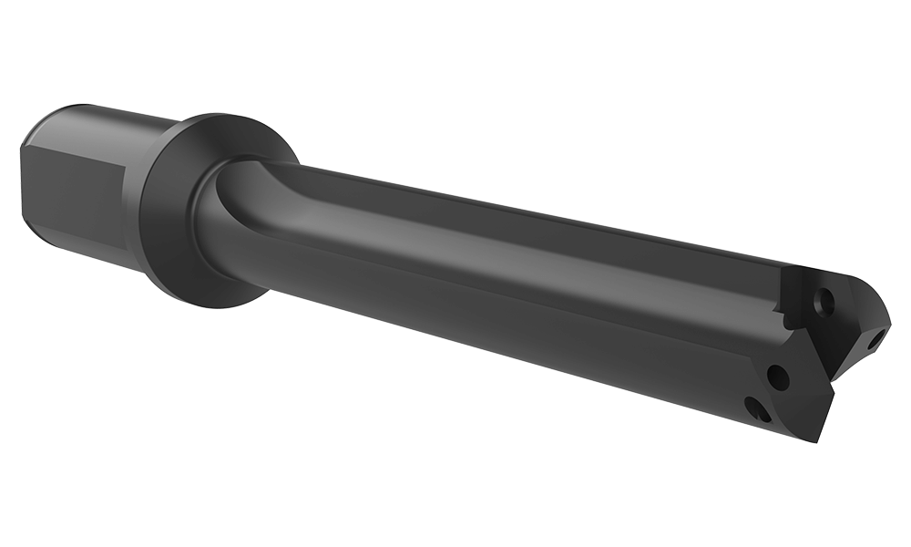 T-A® Halter Serie 2 mittellang, geradegenutet Weldonschaft (Zoll) Ø 1-1/4