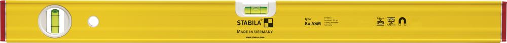 Magnet-Wasserwaage LM 80ASM 60cm pulverbeschichtet Stabila