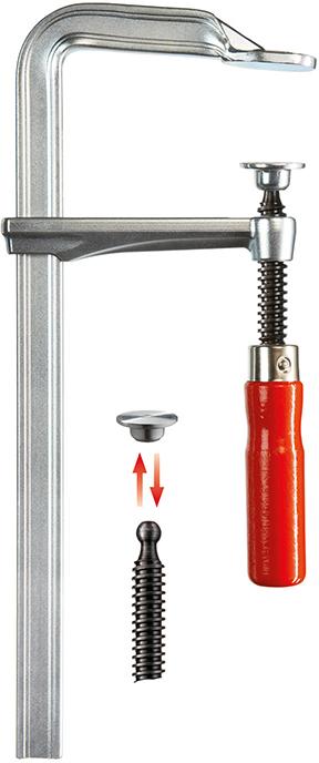 Ganzstahl-Schraubzwinge 400x120mm Bessey