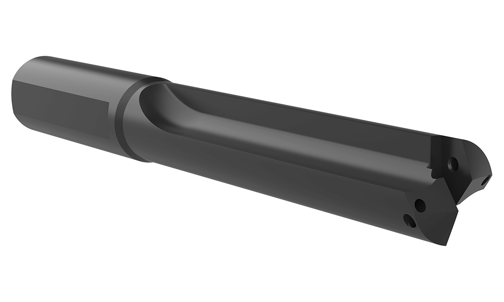 T-A® Halter Serie 2,5 mittellang, geradegenutet Zylinderschaft Ø 1-1/4