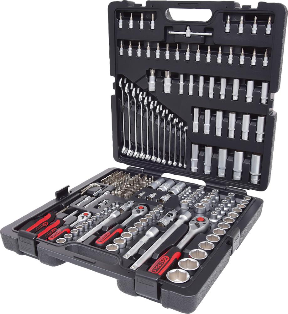 Steckschlüssel-Garnitur 1/4"+3/8"+1/2" 216-teilig KS Tools