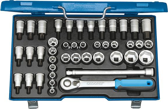 Steckschlüssel-Garnitur 1/2" TX19INU-20 42-teilig Gedore