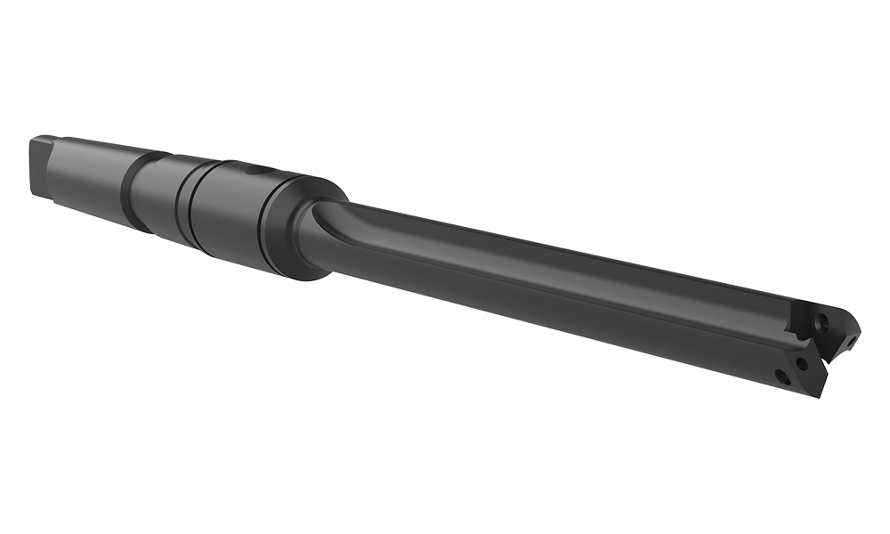 T-A® Halter Serie 0 überlang, geradegenutet Morsekegel (Zoll) MK2