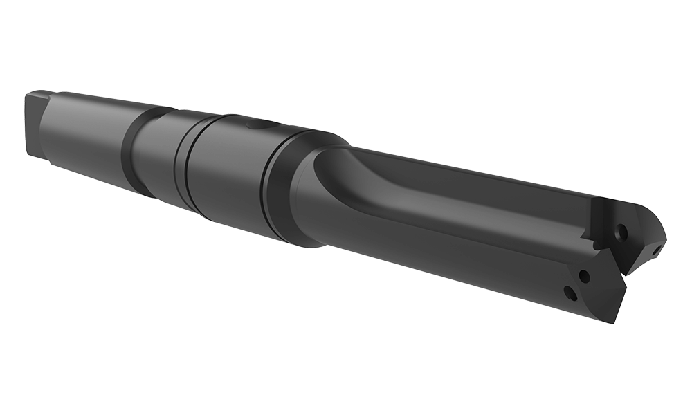 T-A® Halter Serie 1,5 mittellang, geradegenutet Morsekegel (Zoll) MK3
