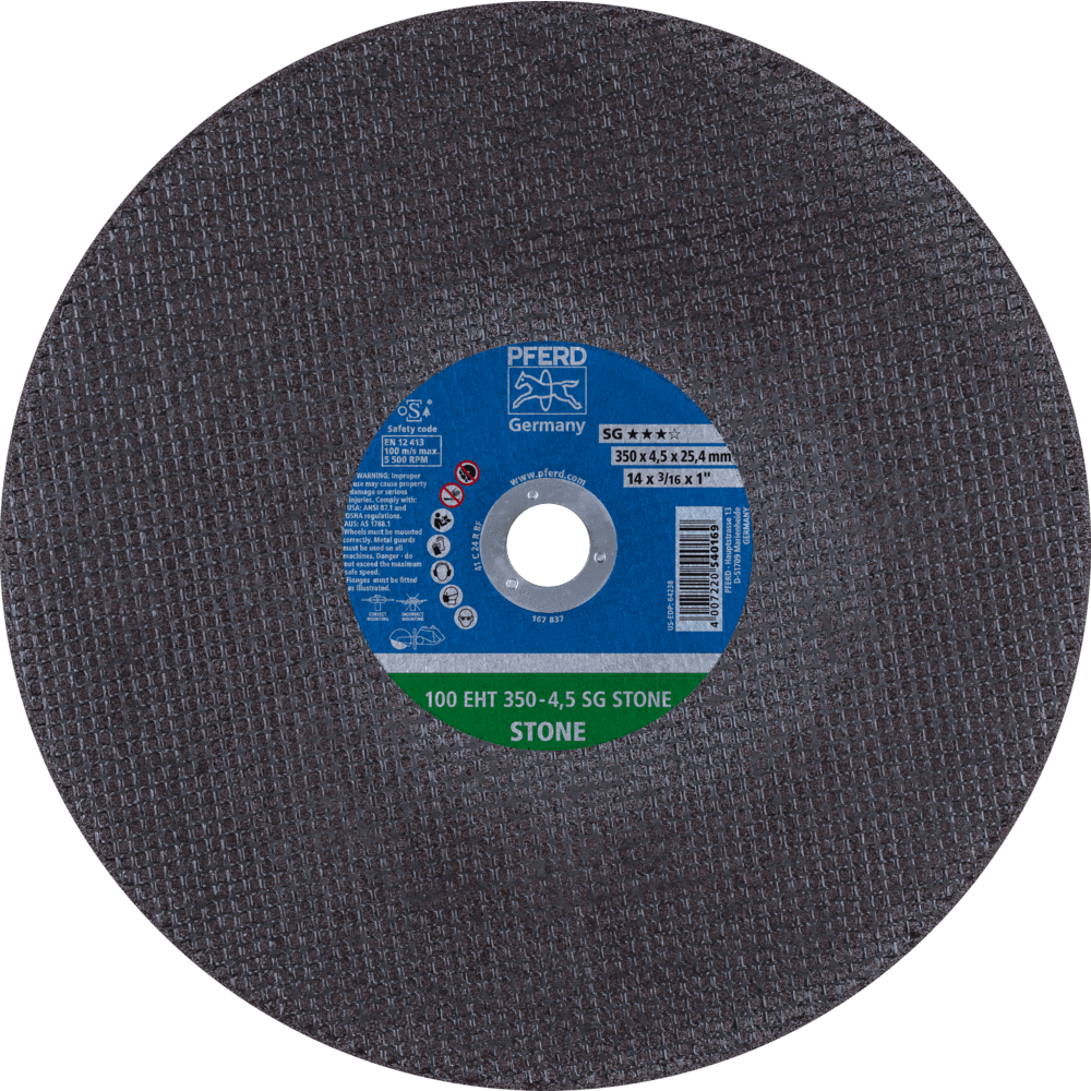 PFERD Trennscheiben 100 EHT 350-4,5 SG STONE/25,4