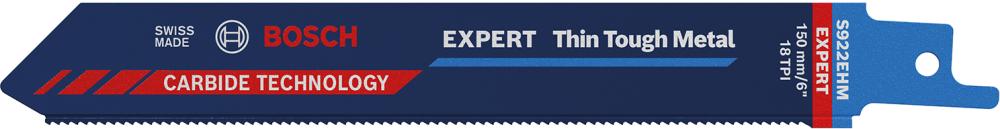 Säbelsägeblatt EXPERT S 922 EHM Bosch VE à 10 Stück Thin Tough Metal