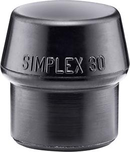 Schonhammerkopf SIMPLEX Gummi 50mm HALDER