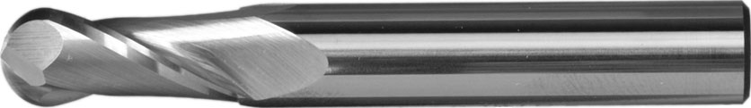 VHM-Radiusfräser Ø 25,00 mm, 2Z, ALCRONA