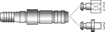 Schnellkupplung 322T-5SRM