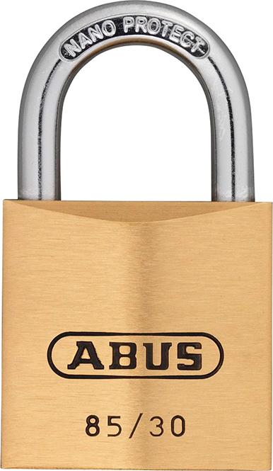 Vorhangschloss Messing verschiedene mit Etikett 85/40 ABUS