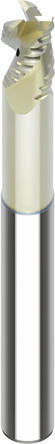 VHM-Schruppfräser Typ WR mit IK D1=8 D2=8 L2=12 L1=72 D3=7,5 L3=29 EF=0,4 Z=3