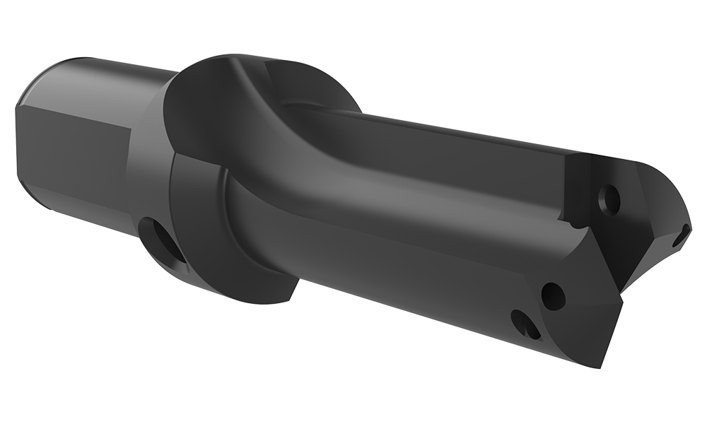 T-A® Halter Serie 3 extra kurz, geradegenutet Weldonschaft (Zoll) Ø 1-1/2