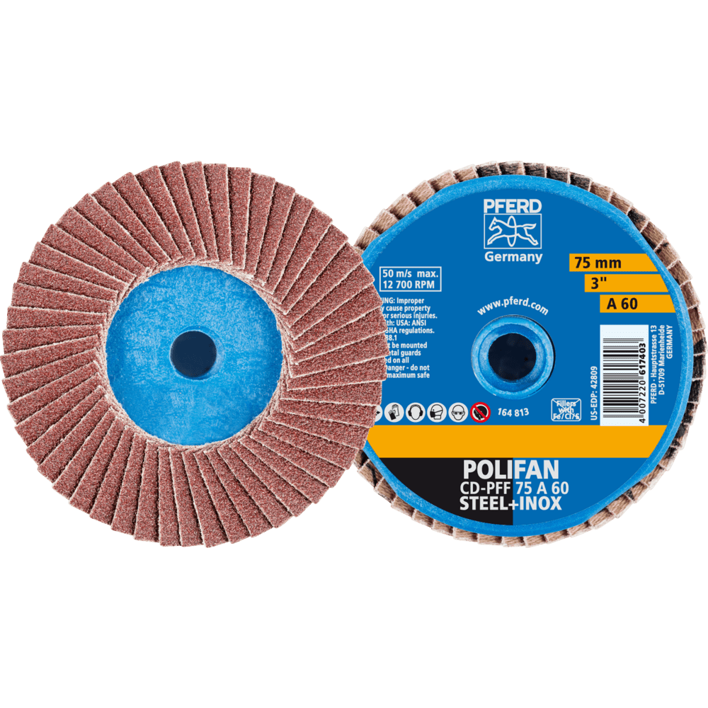PFERD COMBIDISC-Schleifwerkzeuge CD PFF 75 A 60