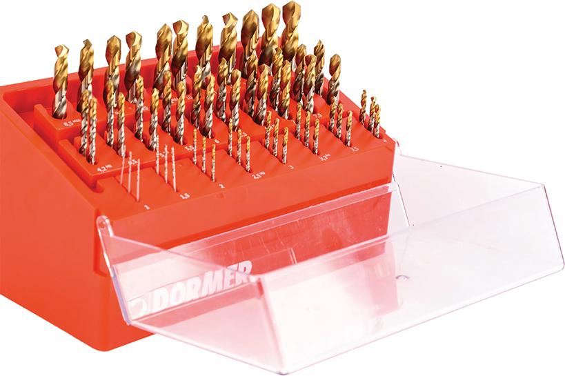 Spiralbohrer Set 1-13mm in A002 in Box DrillboyXL 55teilig
