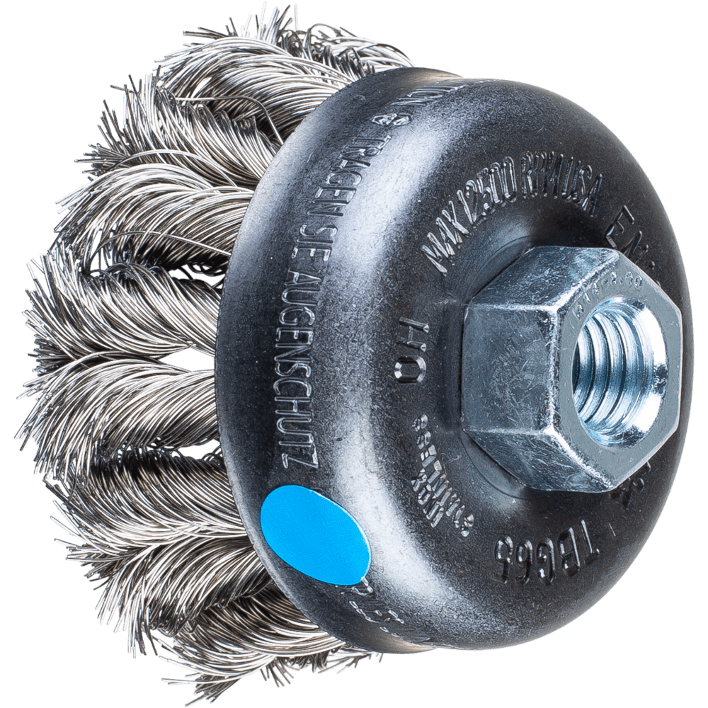 PFERD Topfbürsten mit Gewinde POS TBG 65/M14 CT INOX 0,35