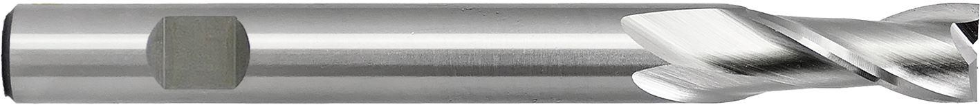 HSS-Schaftfräser Ø 16,00 mm, extra lang, 2Z