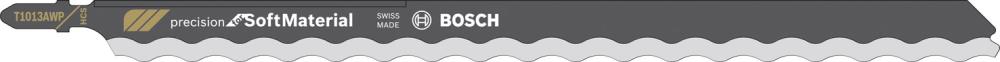 Stichsägeblatt T 1013 AWP Bosch VE à 3 Stück Precision f SoftMaterial
