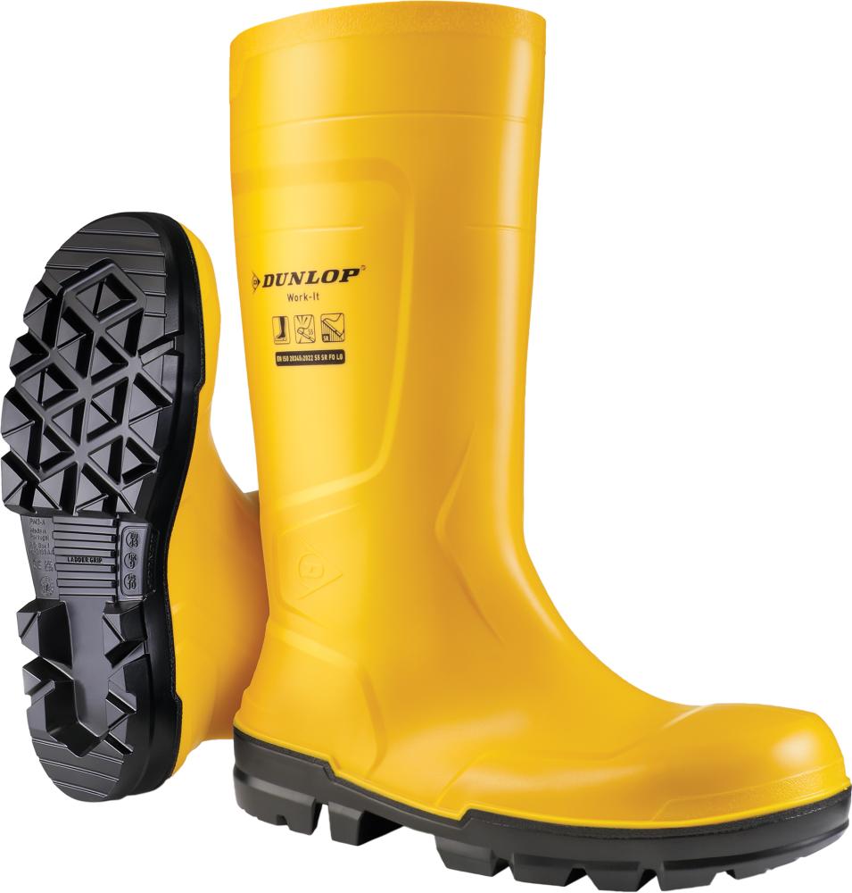 Stiefel WORK-IT YELLOW PVC SR LO LG S5 Gr.41 DUNLOP