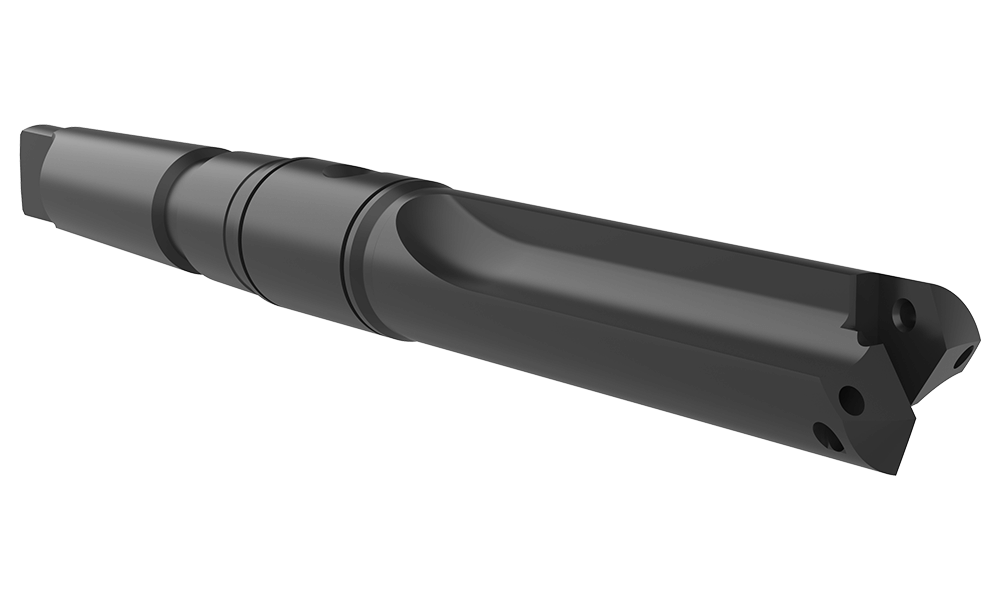 T-A® Halter Serie 2 kurz, geradegenutet Morsekegel (Zoll) MK3