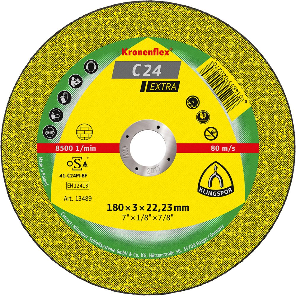 Trennscheibe C24 Extra 125x2,5mm gekr. Klingspor
