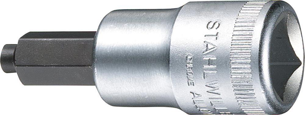 Schraubendrehereinsatz 1/2" Innensechskant mit Zapfen 10x60mm Stahlwille