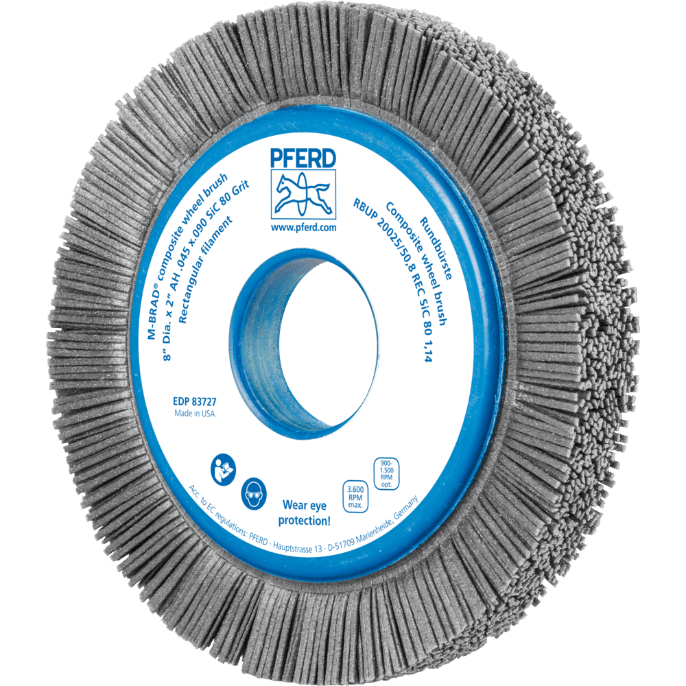 PFERD Bürsten mit Plastikkörper RBUP 20025/50,8 REC SiC 80 1,14