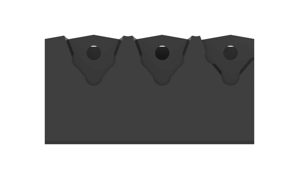 Revolution Drill® Zubehör 76.20 - 81.28 fester Plattenhalter