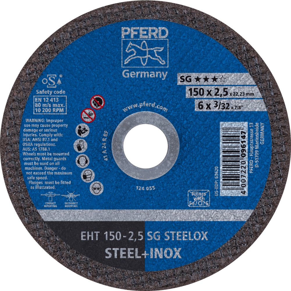 PFERD Trennscheiben EHT 150-2,5 SG STEELOX