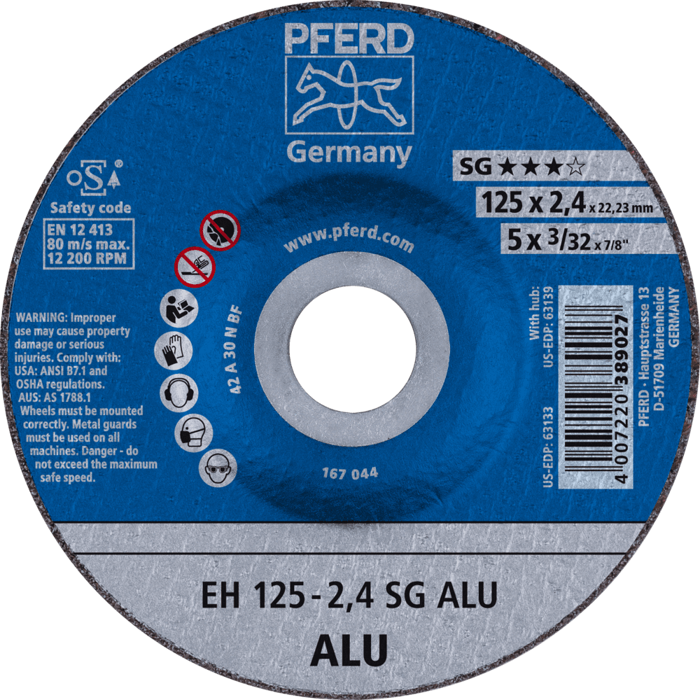 PFERD Trennscheiben EH 125-2,4 SG ALU