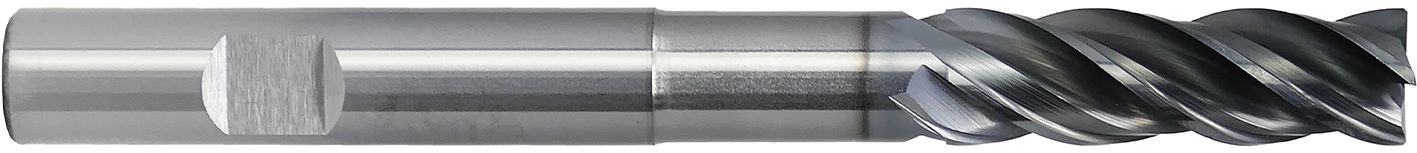 VHM-HL-Schaftfräser Ø 5,00 mm, extra lang, 4Z, ALCRONA