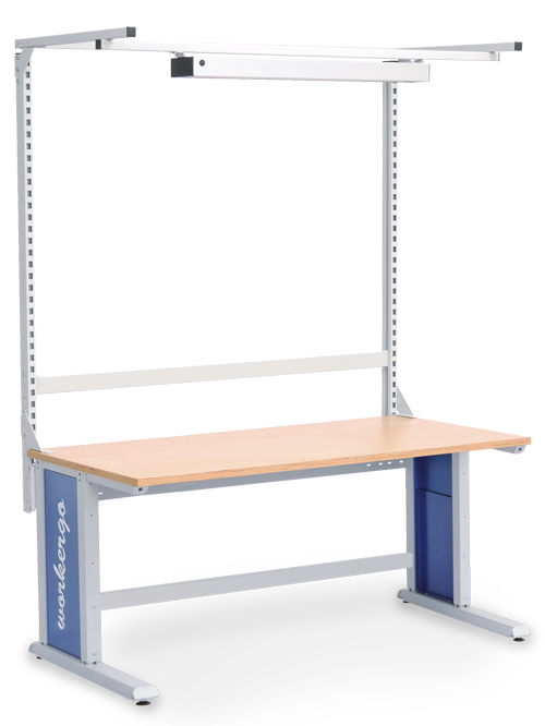 Multi-Wand-Aufbau workergo Breite 1500 mit Obergestell