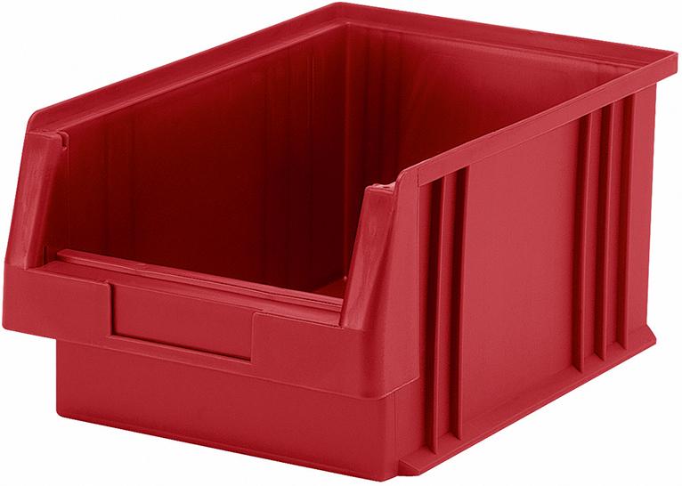 Sichtlagerkasten PLK 2 B213xT330xH150 mm rot LA-KA-PE