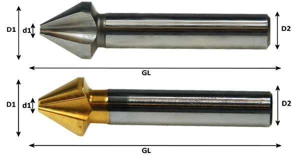 Kegelsenker 60° Senk-Durchmesser:20,0