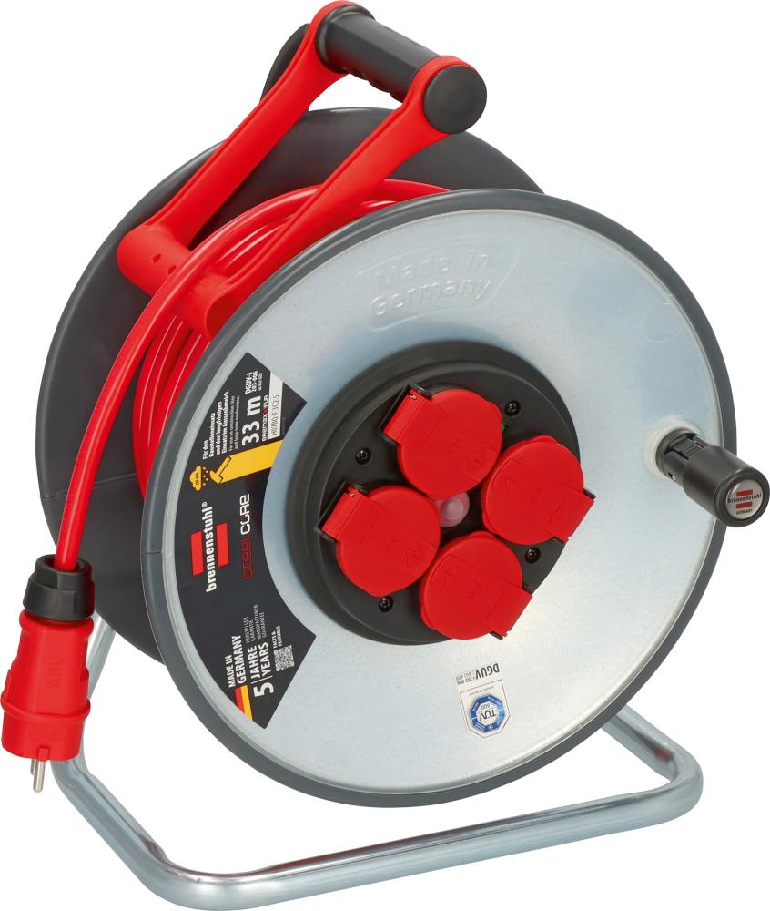 Kabeltrommel Stahlkern H07BQ-F3G2,5 33m professional Brennenstuhl
