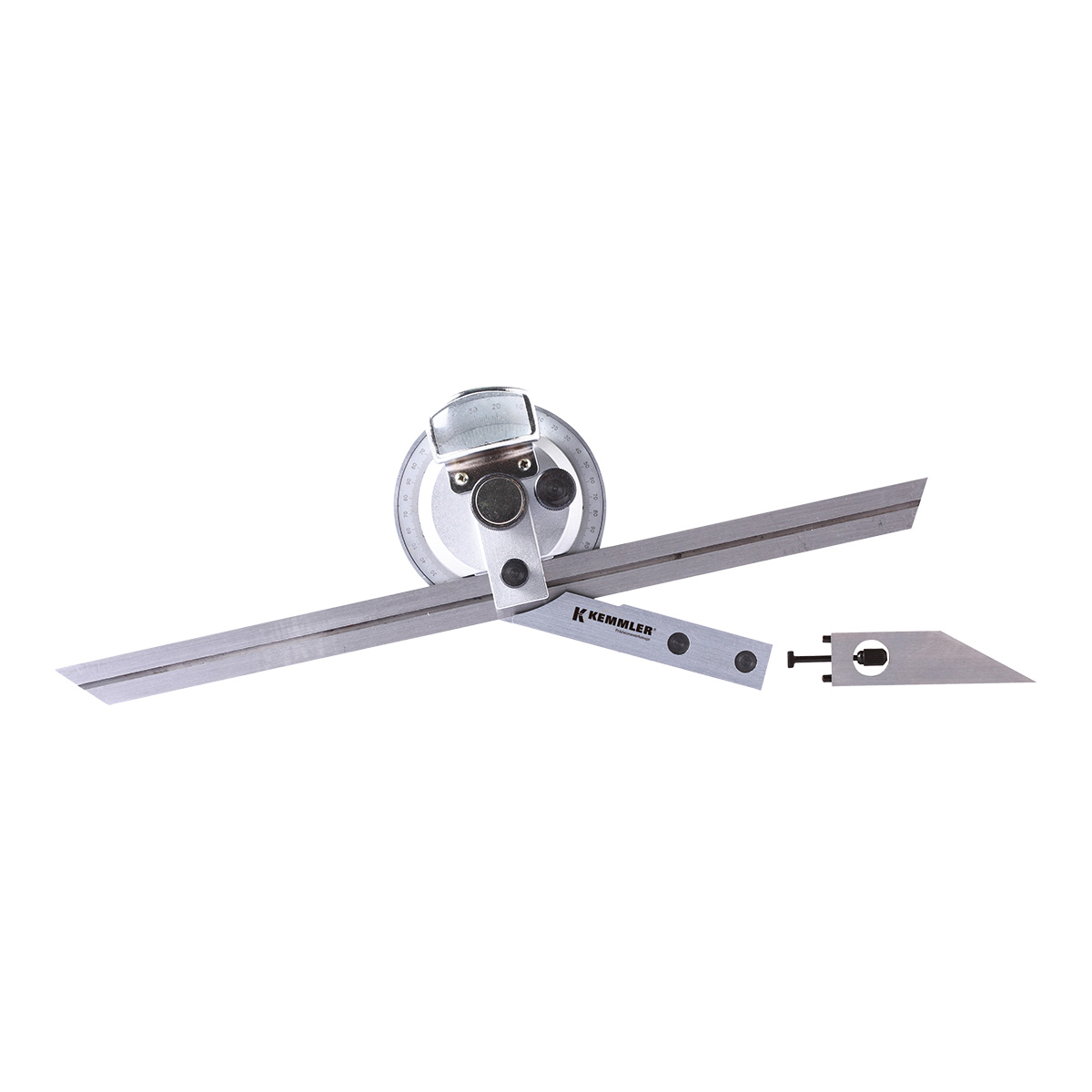 Winkelmesser Satz mit Feineinstellung und Lupe