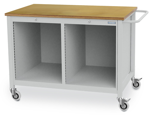 Mobile Werkbank Gehäuse, Tiefe 750 mm, R 18-24