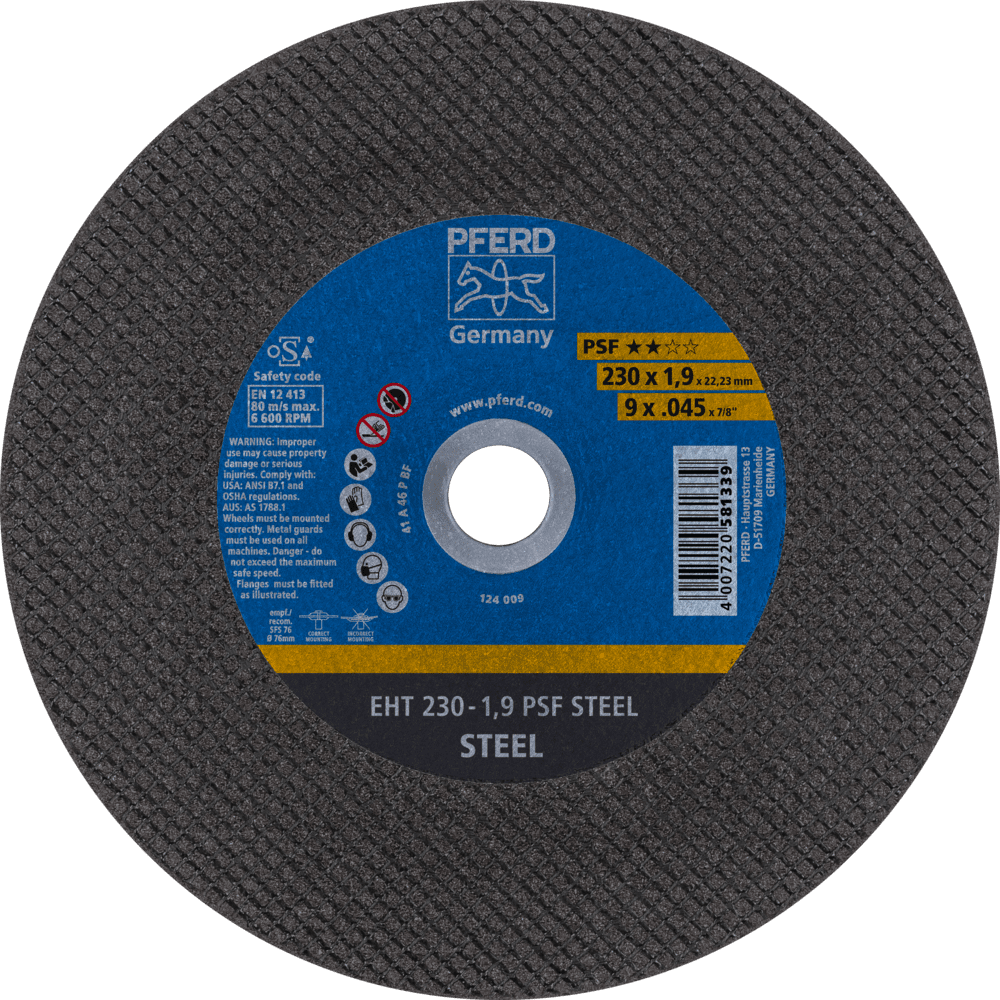 PFERD Trennscheiben EHT 230-1,9 PSF STEEL