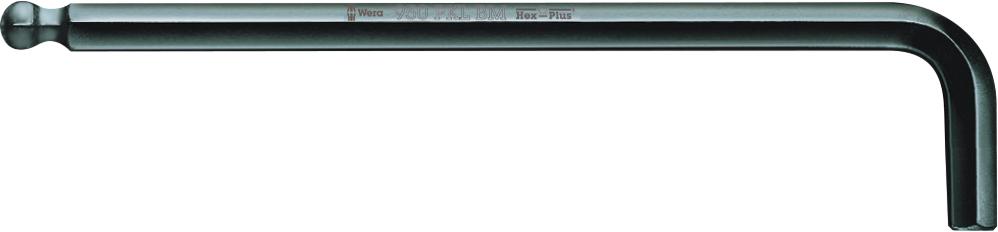 Winkelschraubendreher BlackLaser mit Kugelkopf 3mm Wera