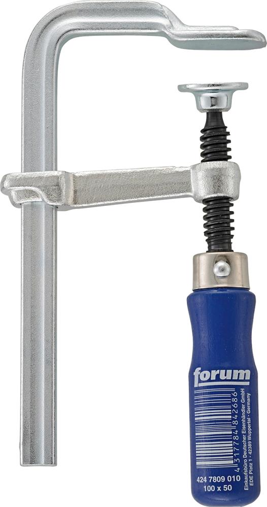Ganzstahl-Schraubzwinge 600x120mm FORUM