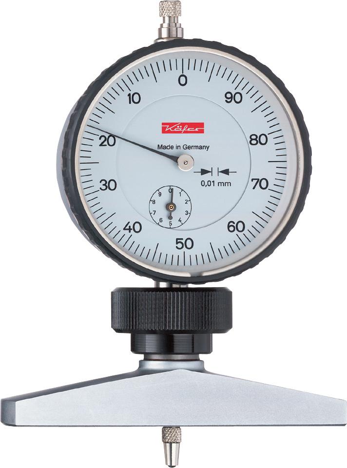 Tiefenmessgerät TM/2 Messbereich 10mm KÄFER