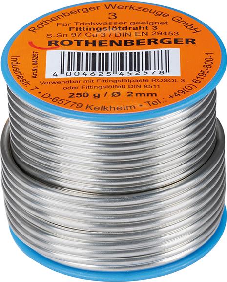 Fittingslot D. 3 mm Nr.4.5255 250g Rothenber.Rothenberger