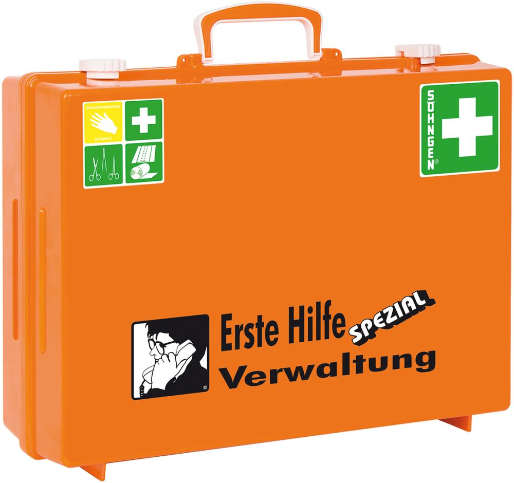 ErsteHilfe-Koffer SpezialMT-CD Verwaltung, orange
