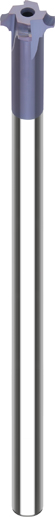 VHM-Viertelkreisfräser vor- und rückwärts D1=10 D2=6 L2=4 L1=100 ER=1,5 Z=4 HA TIALN