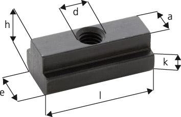 Nutenstein DIN508L M20x22mm AMF