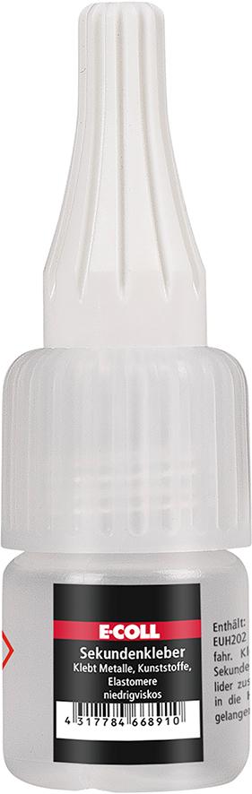 Sekundenkleber 5g Flasche E-COLL