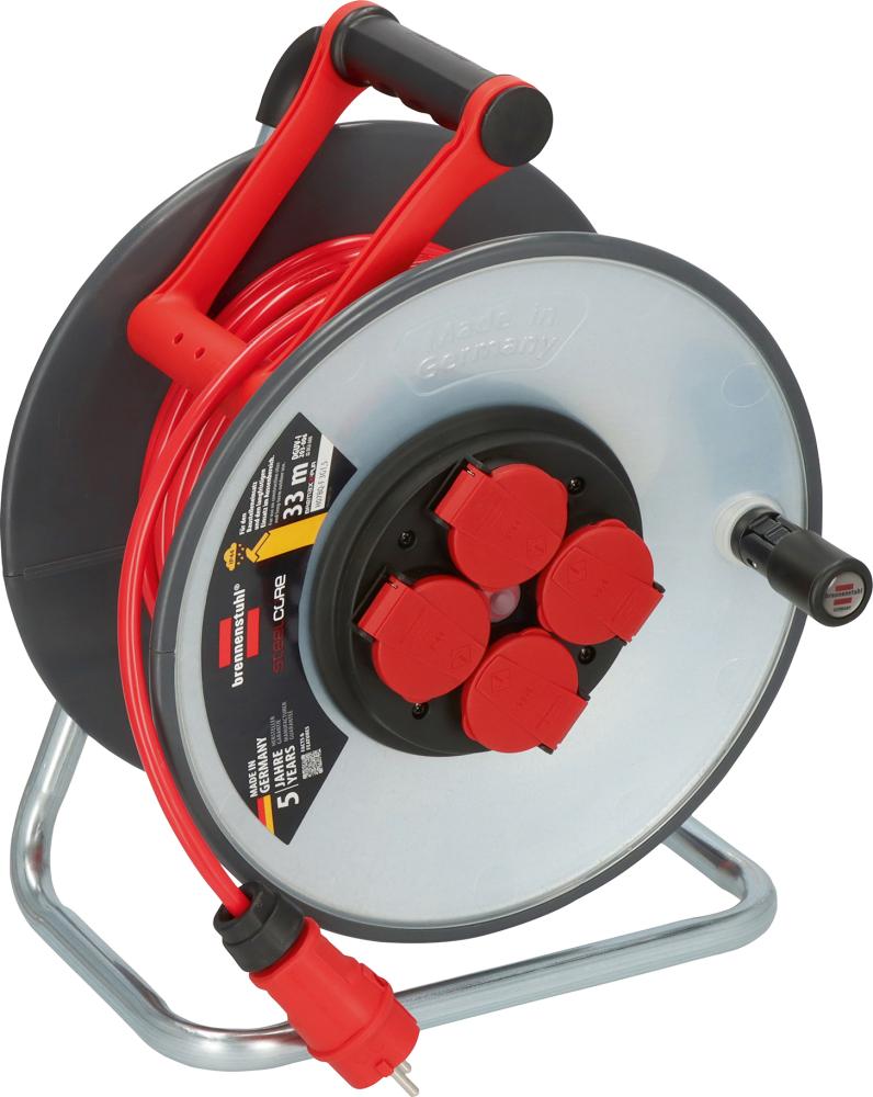 Kabeltrommel Stahlkern H07BQ-F3G1,5 33m professional Brennenstuhl